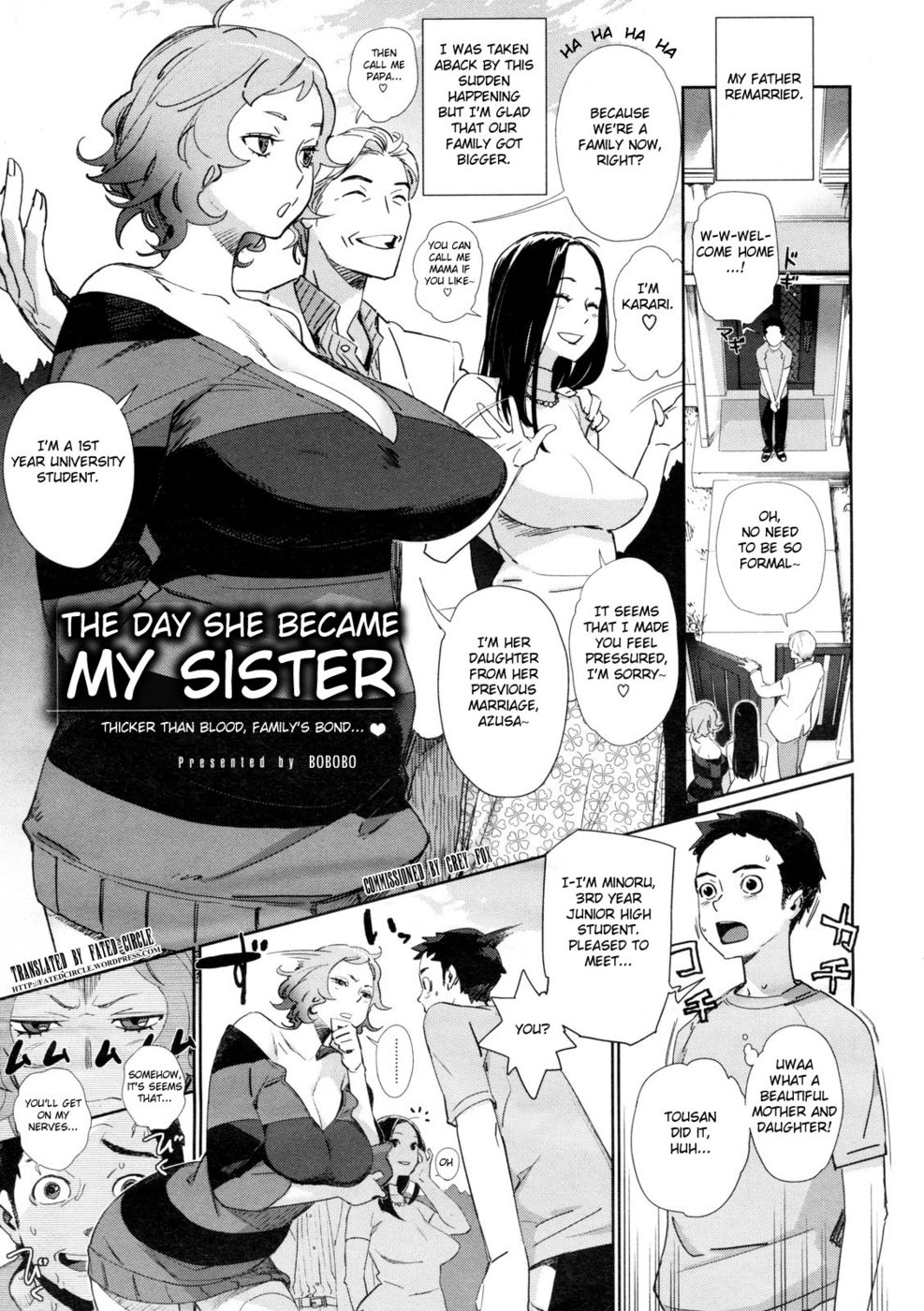 Hentai Manga Comic-The Day She Became My Sister-Read-1